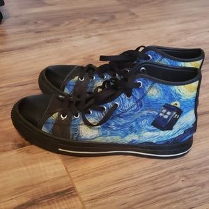 Doctor Who Van Gogh Shoes Sz 9 (USA)
